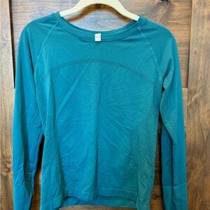 Teal Long Sleeve Women's Top